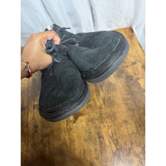UGG Neumel Black Suede Chukka Boots Boots Shoes Mens Size 13 - Picture 10 of 11